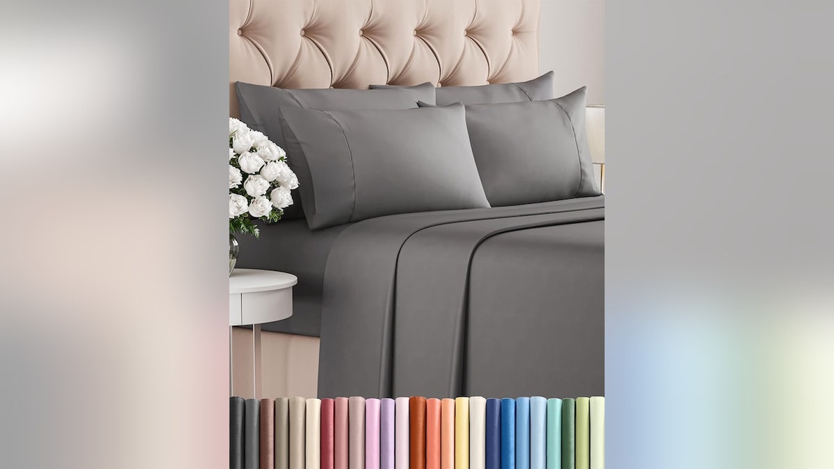 Lightweight sheets designed to stay cool and fit deep mattresses.