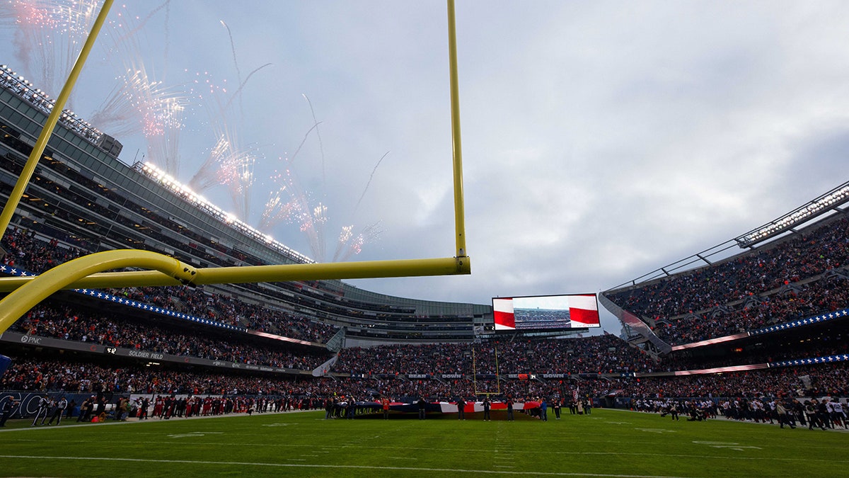 A general stadium view during a Chicago Bears game