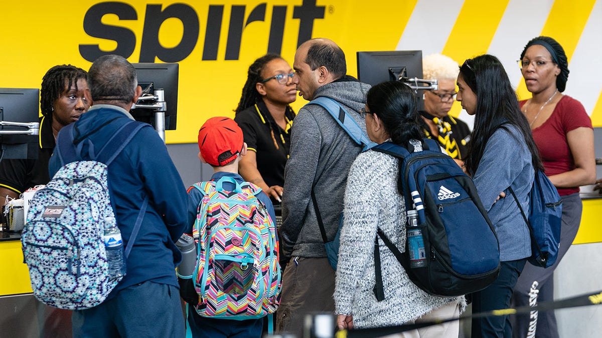 Many crew members were furloughed by Spirit Airlines