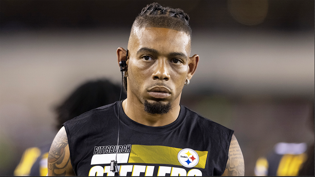 Joe Haden looks on during a preseason game