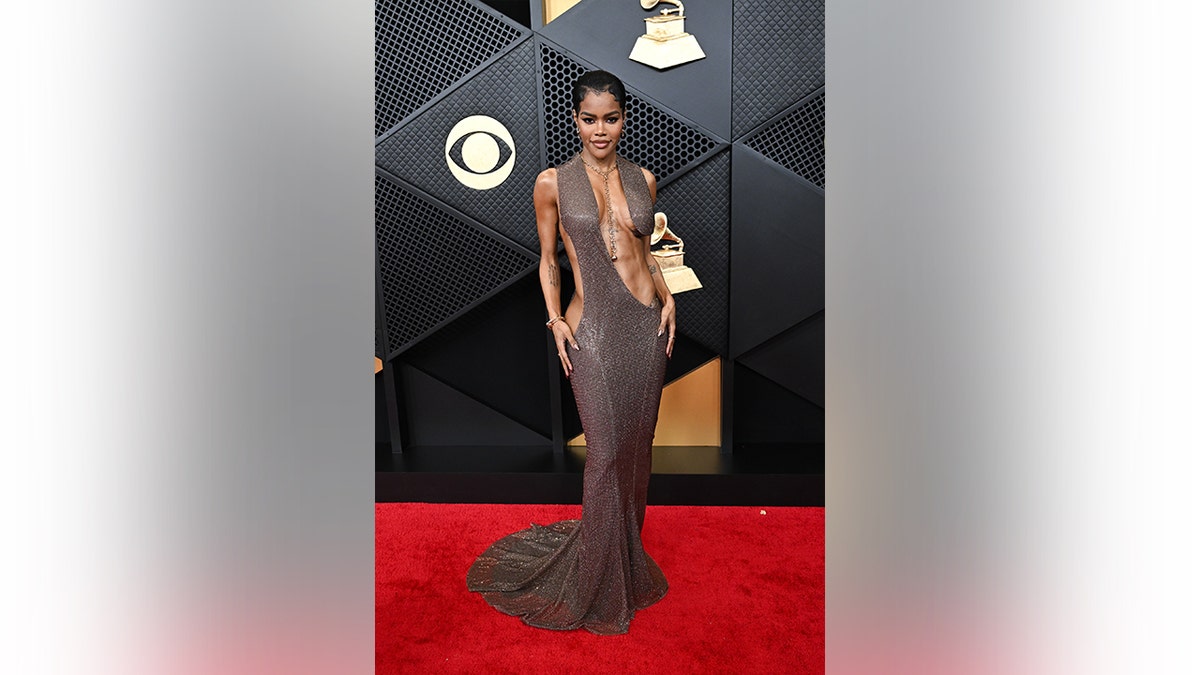 Teyana Taylor on the red carpet