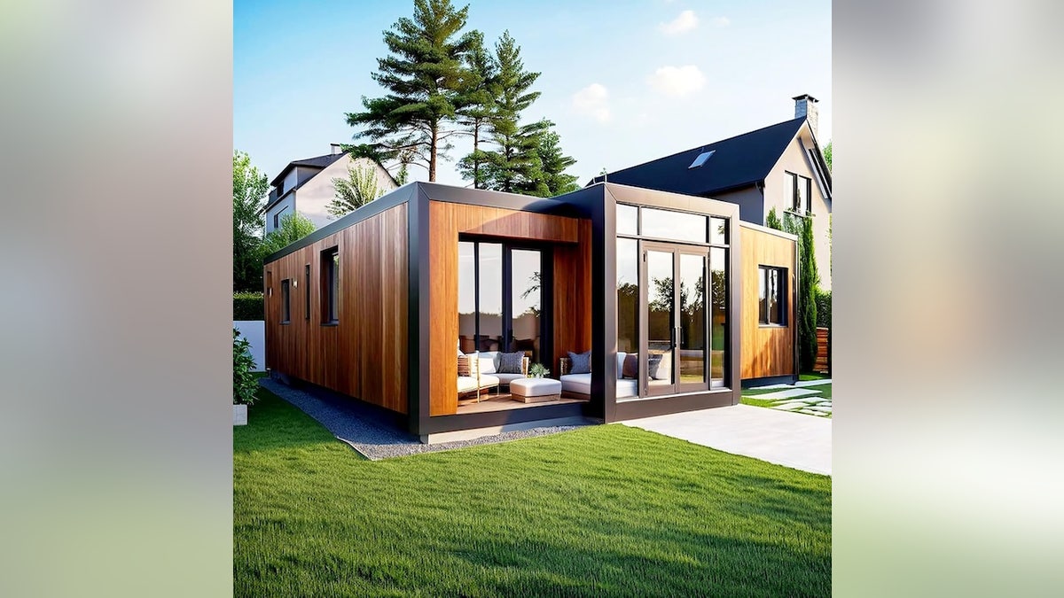 Large enough to be an Airbnb or studio apartment, this tiny home is easy to build.