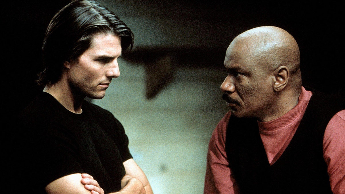  Impossible where they look sternly at each other.