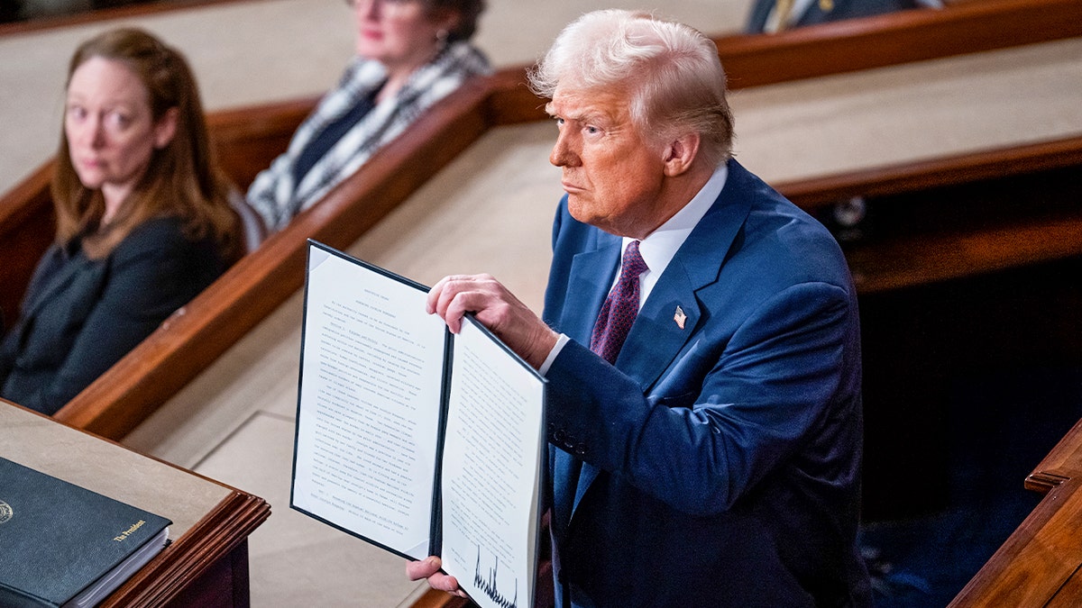Trump at a joint session of Congress