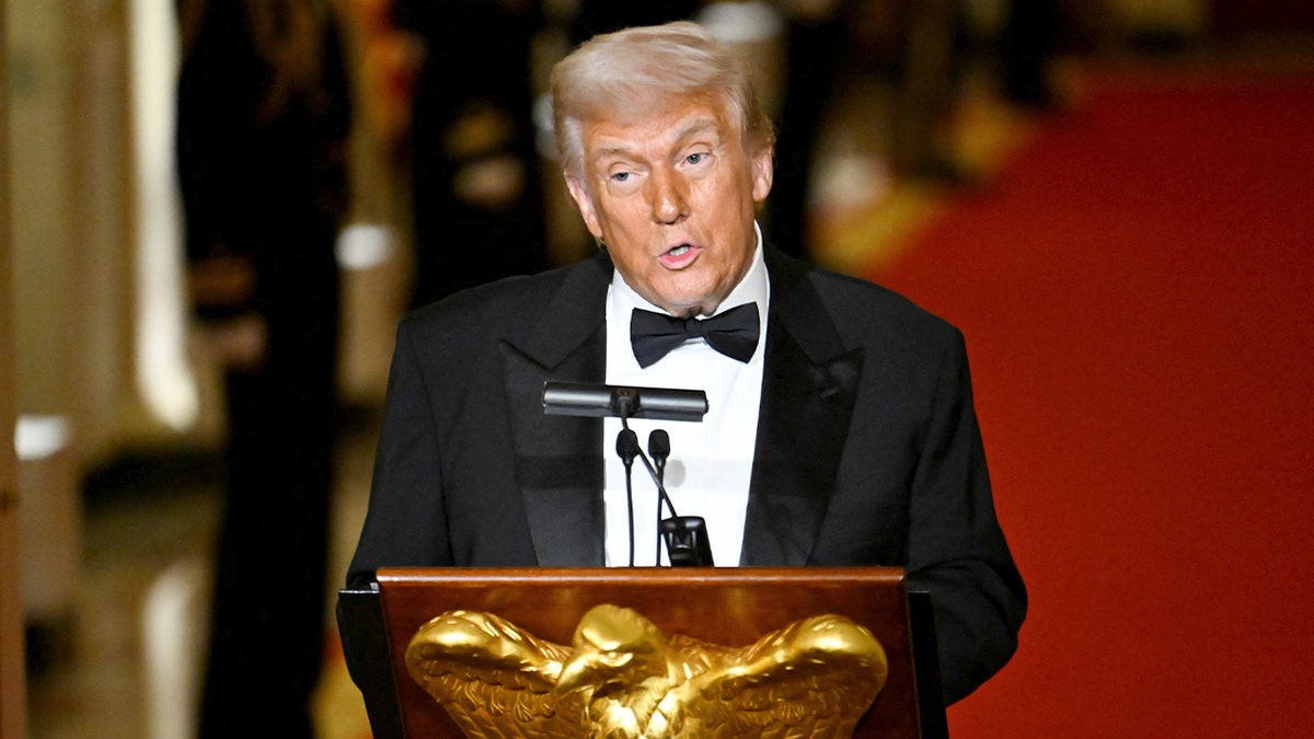 Trump speaks at 2025 NGA dinner