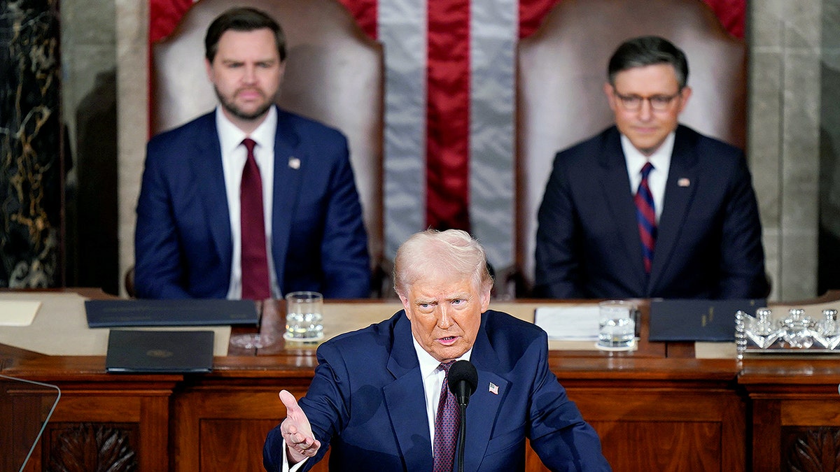 Vance Johnson Trump no Estado da União