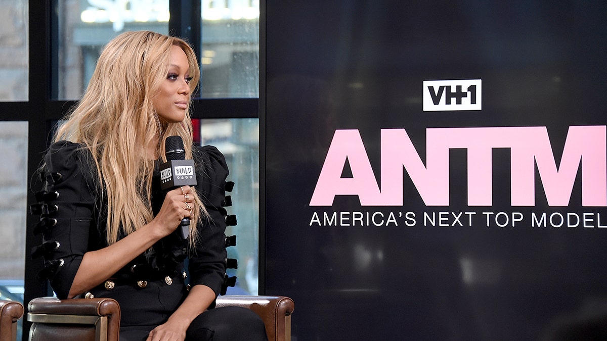 Tyra Banks promoting America's Next Top Model