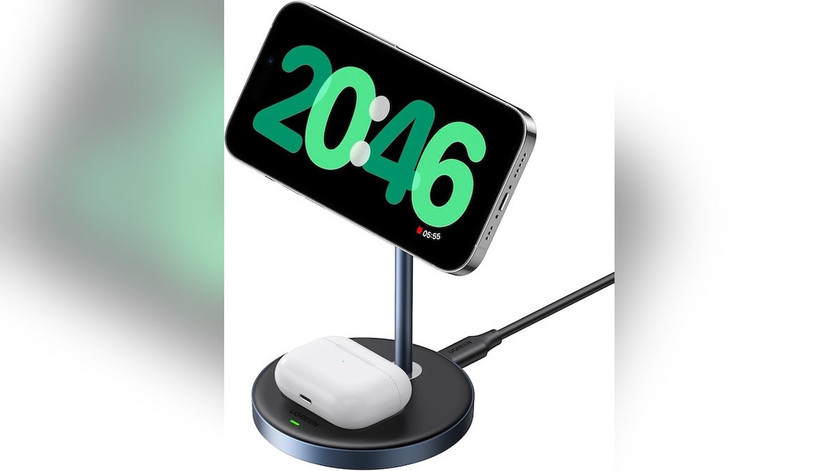 Charge your phone while using it as a stand.