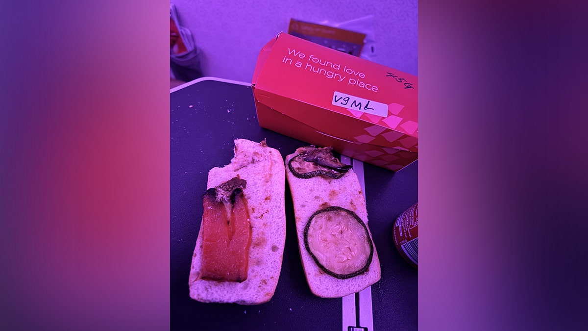 Moldy sandwich on Virgin Atlantic flight