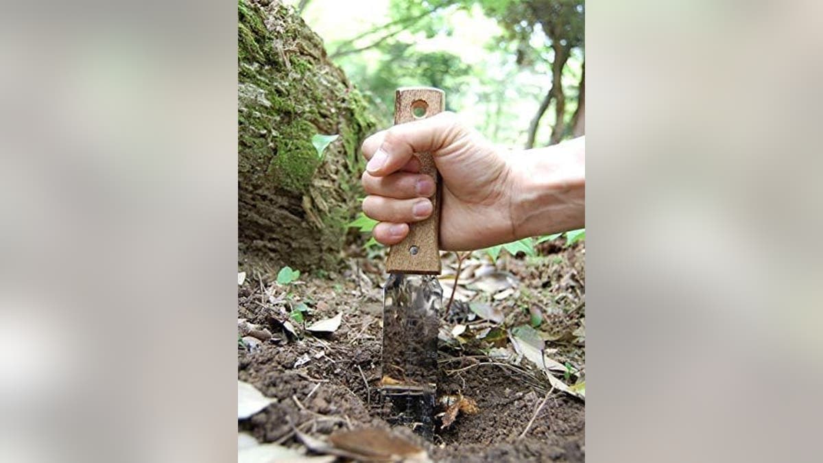 Weeding knives cut out pesky, unwanted plants and act as small shovels.