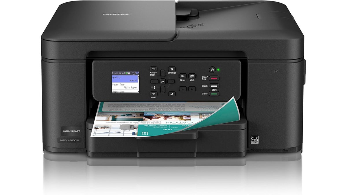 This printer lets you scan and copy.
