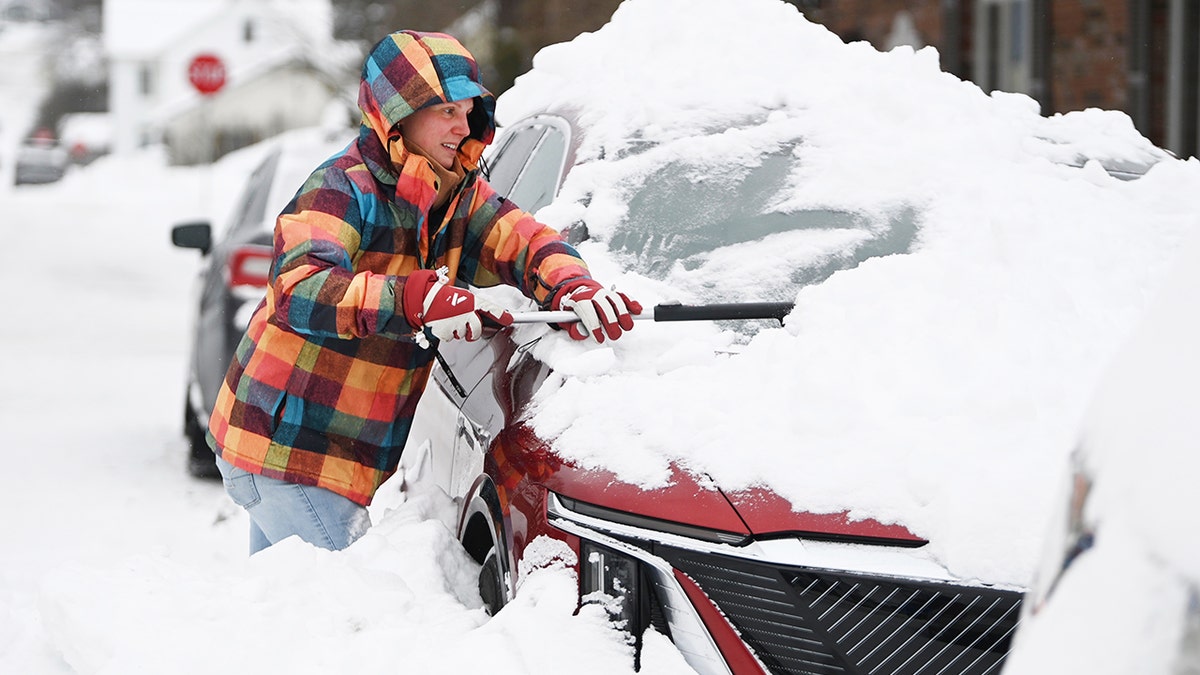 People who save spaces spend hours digging out their cars.