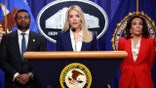 Kash Patel, Pam Bondi and Jeanine Pirro