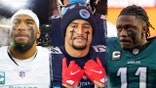 Tua Tagovailoa, Kenny Vaccaro, A.J. Brown