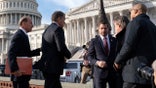 Hunter Biden, son of President Joe Biden, accompanied by his attorney Abbe Lowell