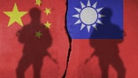 China and Taiwan flags