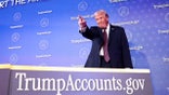 Trump points during Trump Accounts event