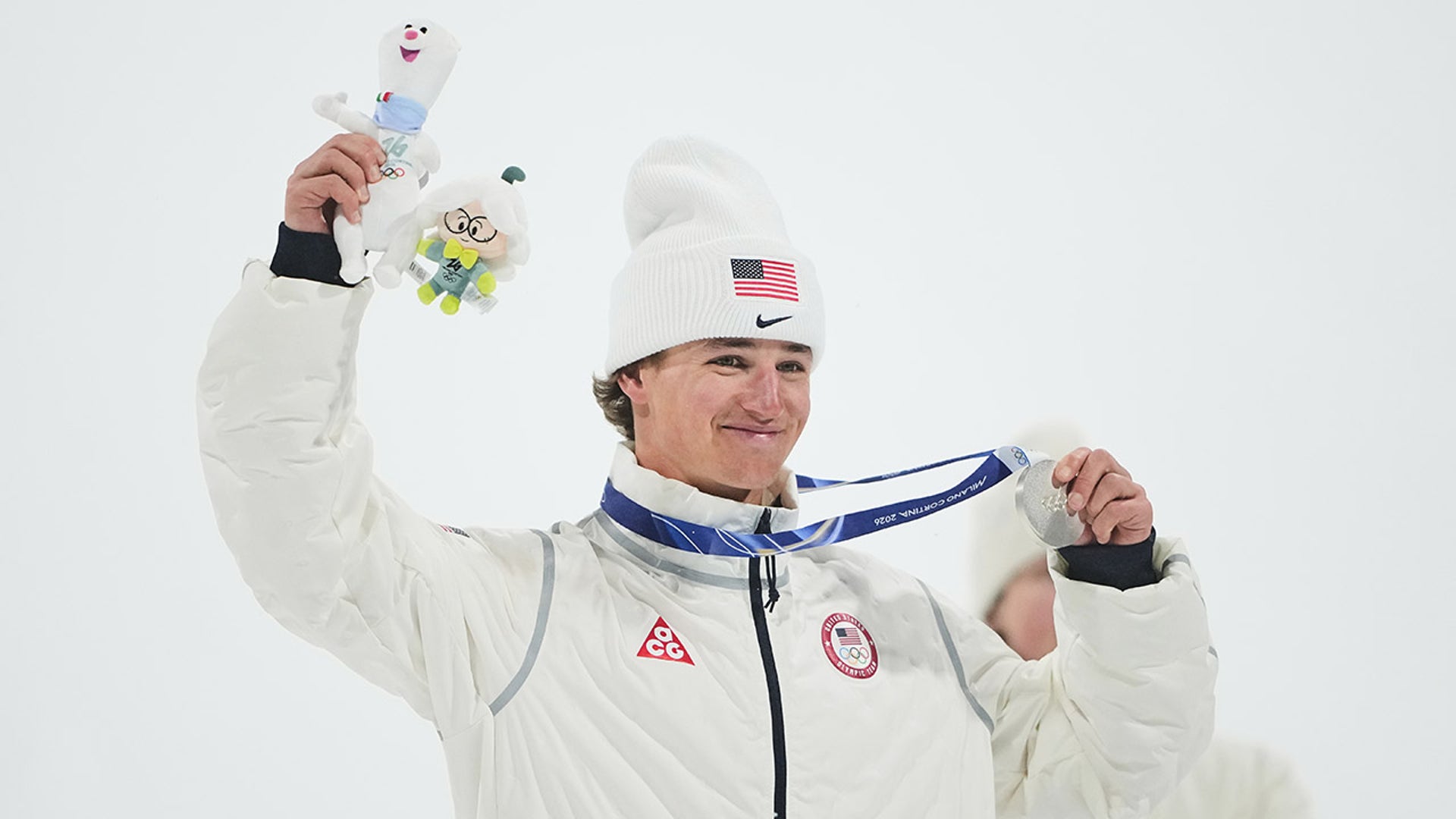 Mac Forehand with his medal
