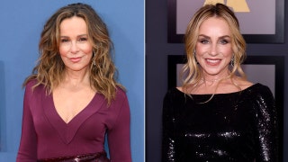 'Dirty Dancing' star Jennifer Grey rocks a swimsuit during beach day with pal Tracy Pollan