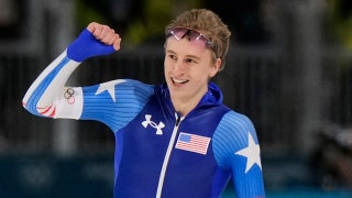 American Olympian Jordan Stolz sets Olympic record, captures gold in 1,000-meter race