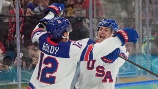 Team USA men's hockey wins gold medal in overtime against Canada at Winter Olympics