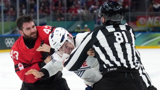 Canadian hockey star Tom Wilson ejected from Olympic game for fighting