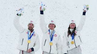 Team USA takes home gold medal in freestyle skiing mixed team aerials at Winter Olympics