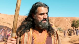 Moses parts the Red Sea — and breaks the fourth wall