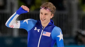 Jordan Stolz breaks Olympic record to win gold in men’s 1,000-meter speedskating - Fox News