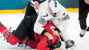 France suspends Pierre Crinon for remainder of Olympic hockey tournament after fight - Fox News