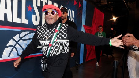 Spike Lee's pro-Palestinian attire seen during Israeli player's All-Star debut