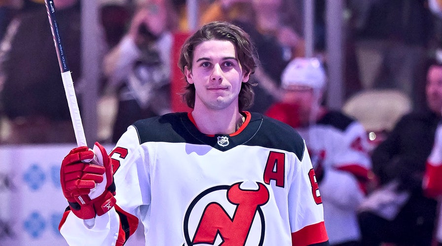 Jack Hughes gets HERO'S WELCOME at NHL return