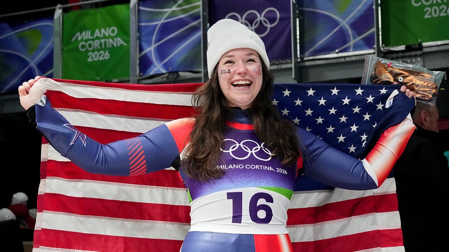 Ashley Farquharson celebrates