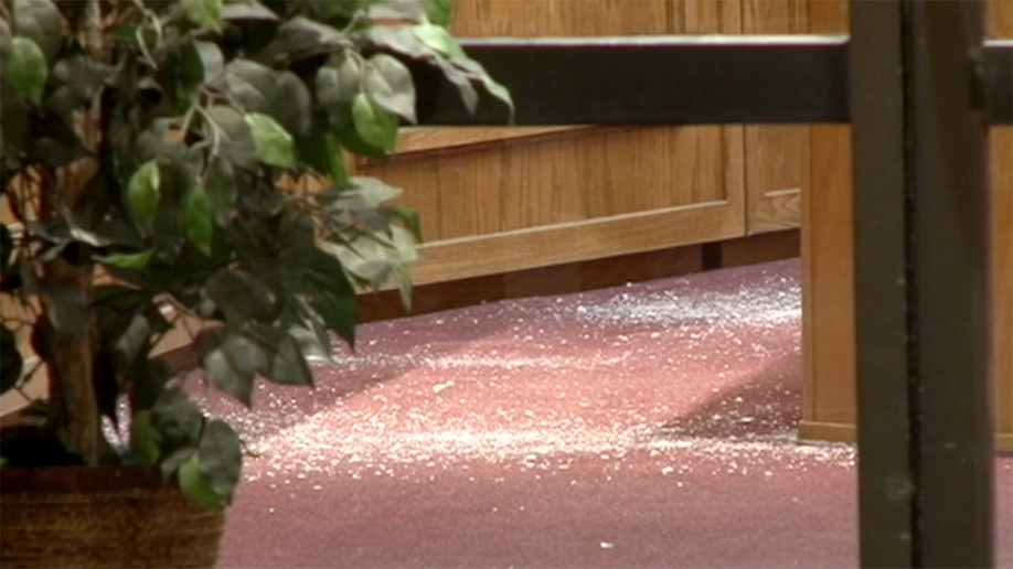 Gold Rush Jewelers in Petaluma where a smash-and-grab robbery was reported