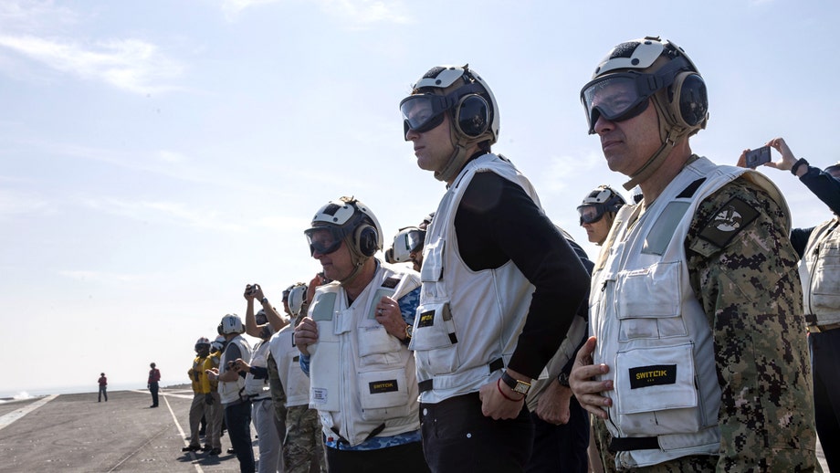 Trump's special envoy Witkoff and Kushner visit US aircraft carrier amid Iran tensions, talks