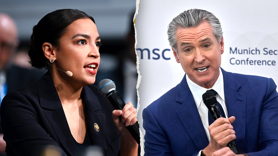 'Doubling down on stupid': Newsom, AOC, trash Trump at European summit as they raise 2028 profiles