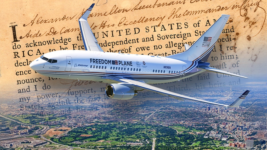 Our Boeing ‘Freedom Plane’ is bringing founding documents to all Americans