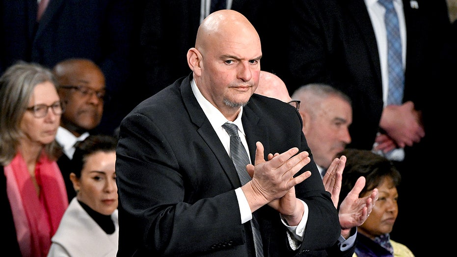 John Fetterman speaks on allegedly being lone Democrat to shake Trump’s hand at State of the Union