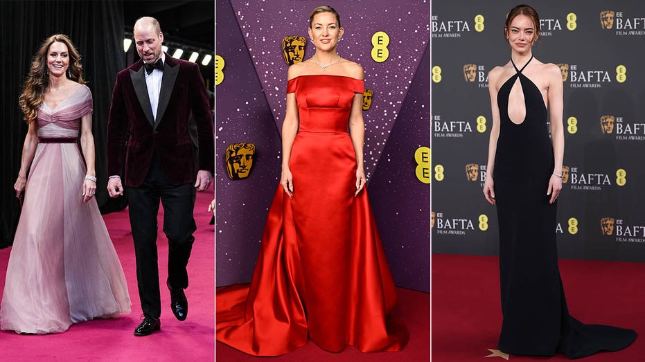 Kate Middleton dazzles alongside Hollywood stars Kate Hudson and Emma Stone at the 2026 BAFTAs