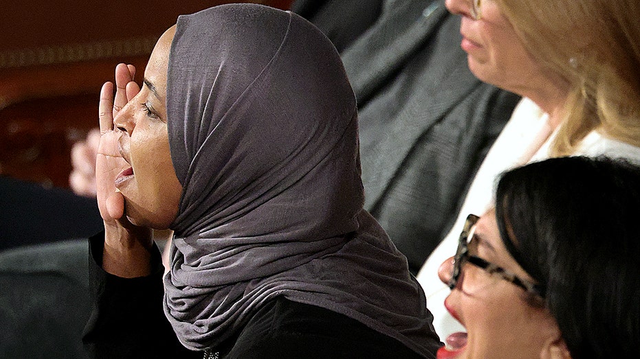 Omar shouts ‘you are a murderer’ and ‘liar’ at Trump during State of the Union address