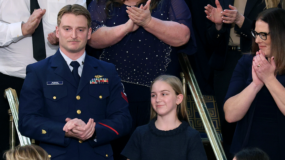Trump recounts deadly Texas flood rescue, reunites camper with Coast Guard swimmer at SOTU