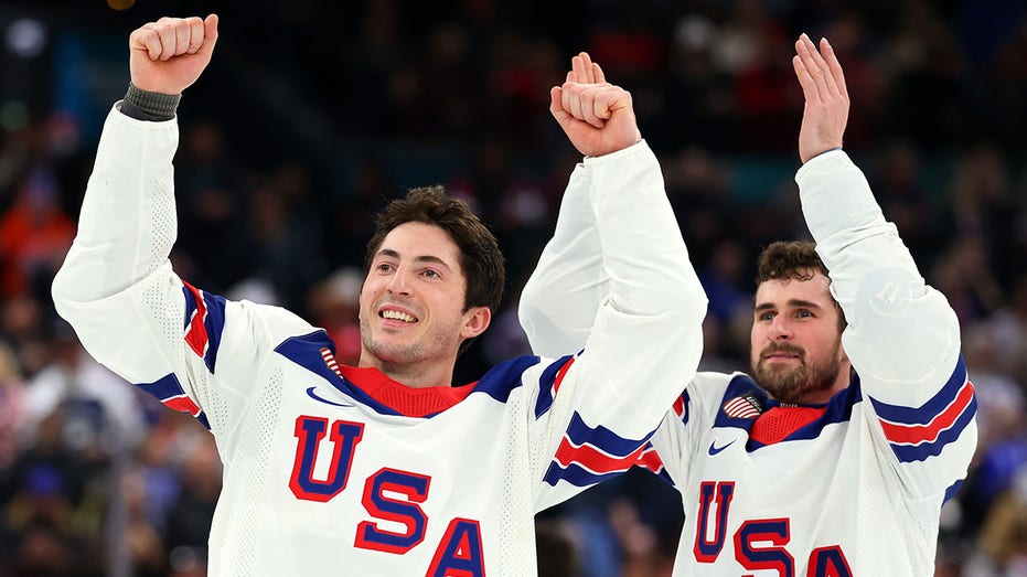 US men’s hockey stars dish on immense American pride after winning Olympic gold