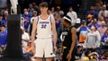 Tallest college basketball player ever towers over 6-foot-8 opponent in viral March Madness moment - Fox News