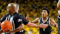 Michigan State star draws fresh scrutiny with kick toward opponent's groin - Fox News