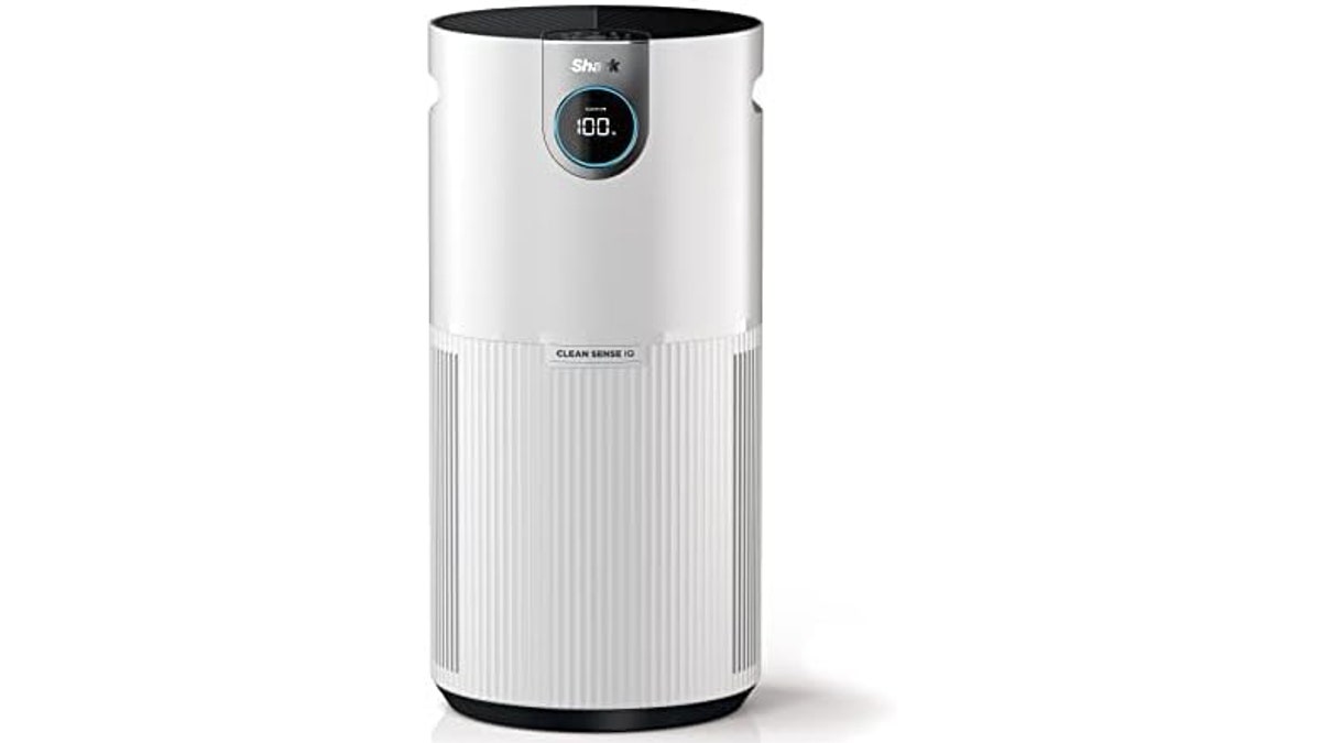 The purifier clears the air in 1,000 square-foot spaces — ideal for small homes or larger apartments.  