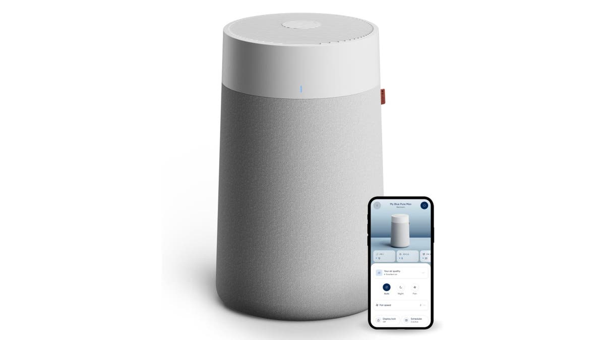 This purifier works in large spaces. 