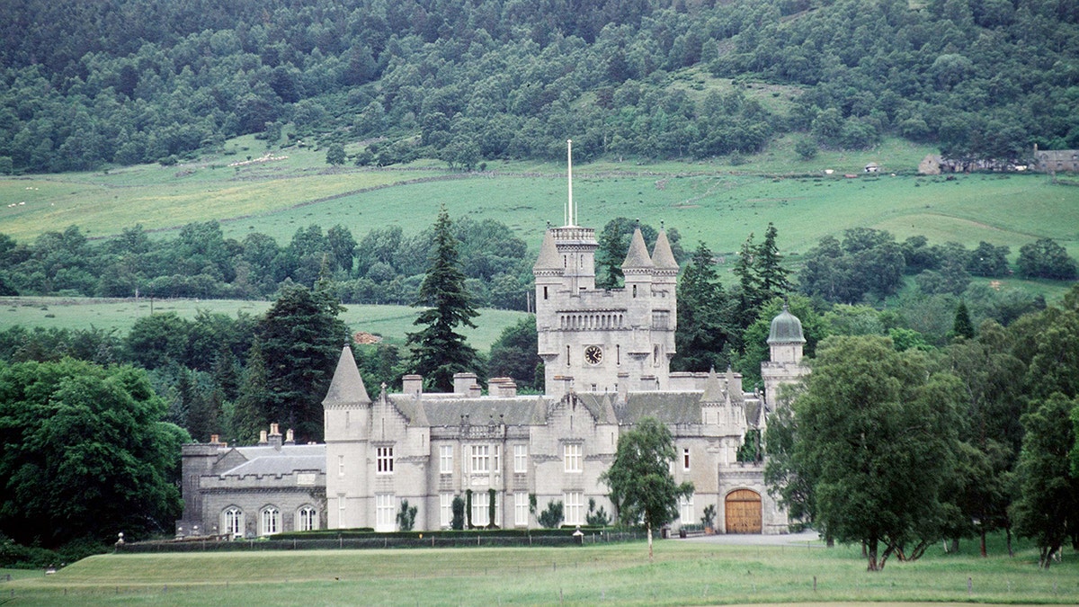 An aerial view of Balmoral Castle.