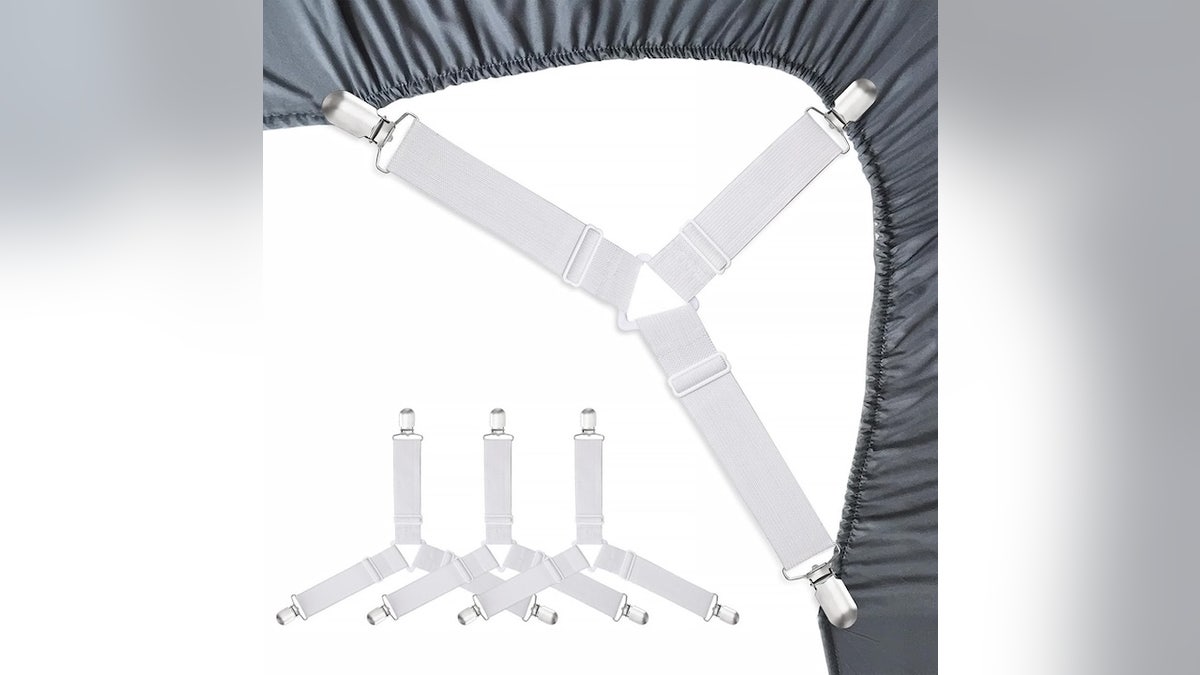 Keep fitted sheets secure all night.