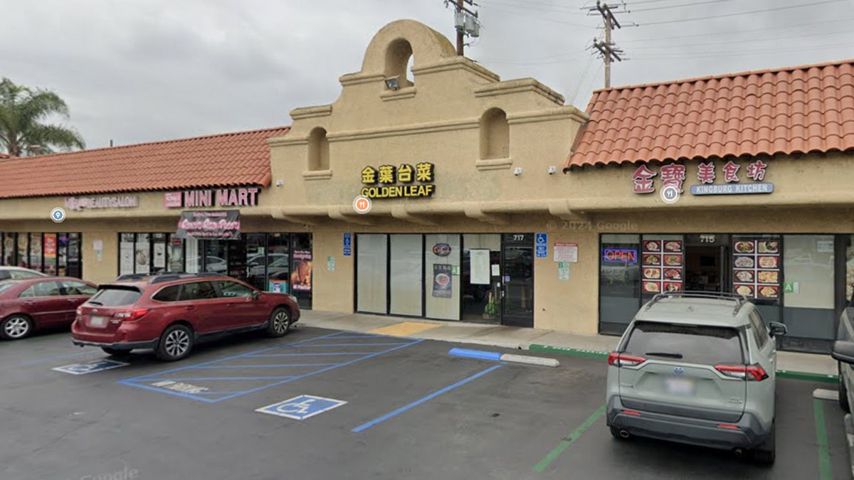 Exterior of Golden Leaf restaurant