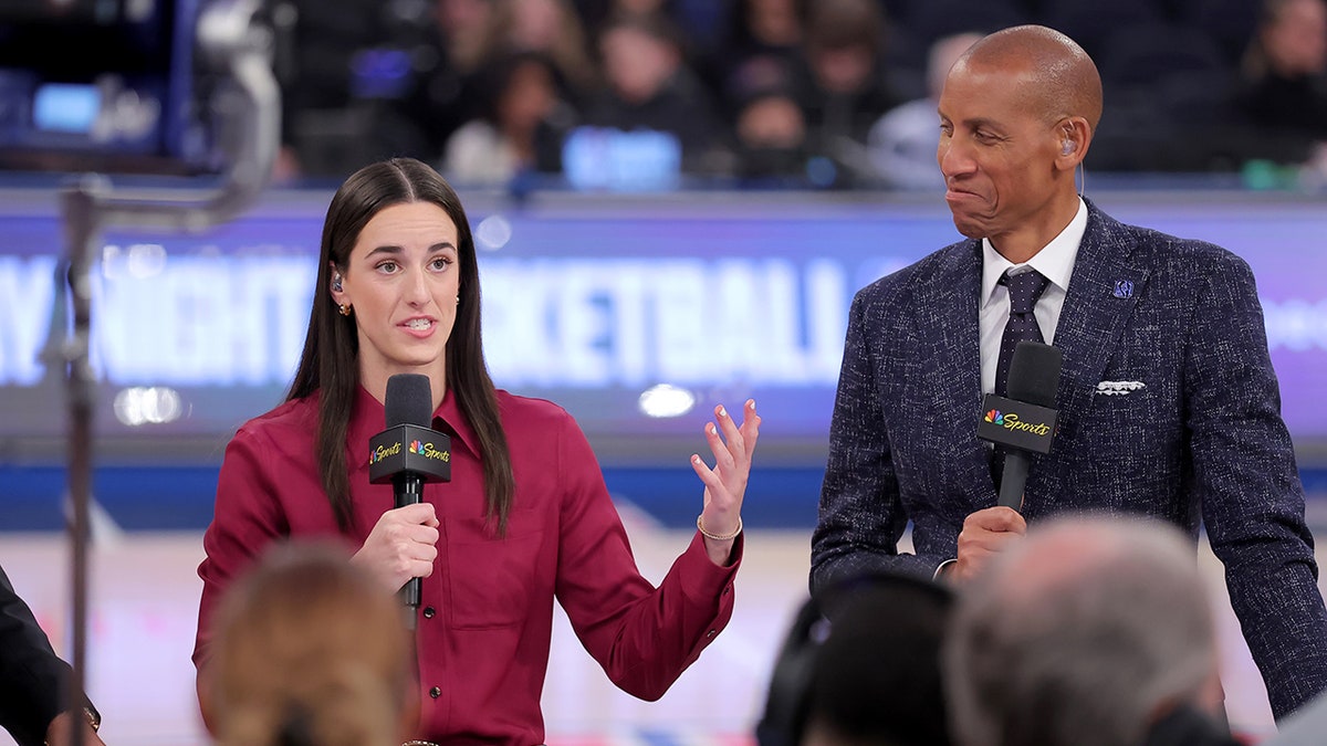 Caitlin Clark and Reggie Miller talk